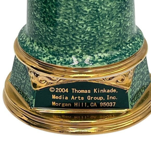 Thomas Kinkade Rock of Salvation Light Up Porcelain Lighthouse 2004 - Picture 7 of 16